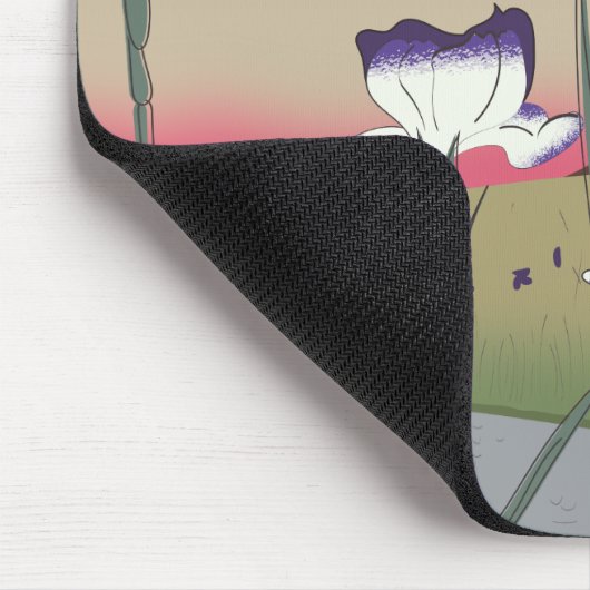Vintage japanische Blume Mousepad (Ecke)