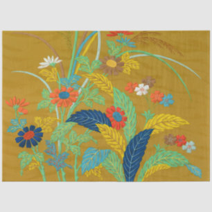 Vintage Japanische Blumen Wildblume G.A. Audsley Seidenpapier