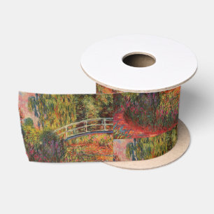 Vintage Japanische Brücke Claude Monet Satinband