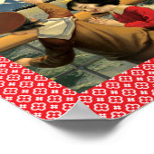 Vintage japanische Dampfschifffahrt Poster (Ecke)