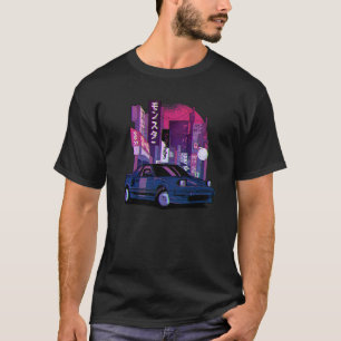 Vintage japanische Drift Car Streetwear Retro Drif T-Shirt