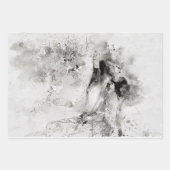 Vintage japanische Farbe Geschenkpapier Set (Vorderseite)