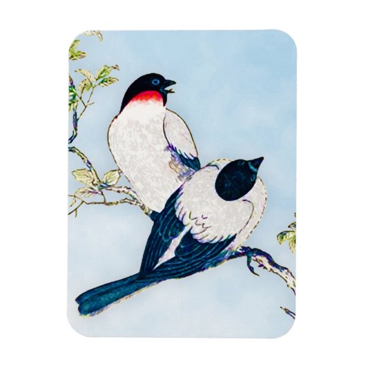 Vintage japanische Farbskizze Magnet (Vertikal)