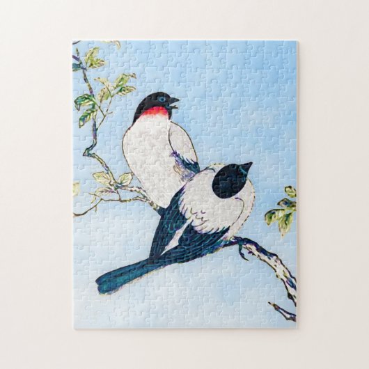 Vintage japanische Farbskizze Puzzle (Vertikal)