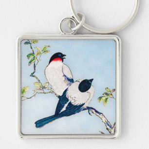 Vintage japanische Farbskizze Schlüsselanhänger