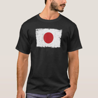 Vintage japanische Flaggen Japanische Wurzeln T-Shirt