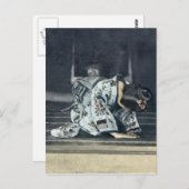 Vintage japanische Frau Bowing Dogeza Postkarte (Vorne/Hinten)