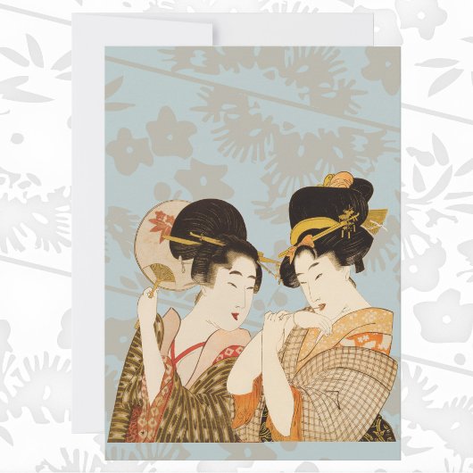 Vintage japanische Geisha Girls in Kimonos