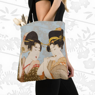 Vintage japanische Geisha-Mädchen in Kimonos Tasche