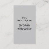 Vintage japanische Geisha Visitenkarte (Rückseite)