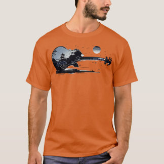 Vintage japanische Gitarre Gift Gitarrist Musician T-Shirt