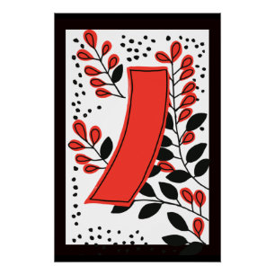 Vintage japanische Hanafuda-Kunst -Juli-Band Poster