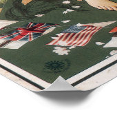 Vintage japanische Jugendstil-Weltausstellung Poster (Ecke)