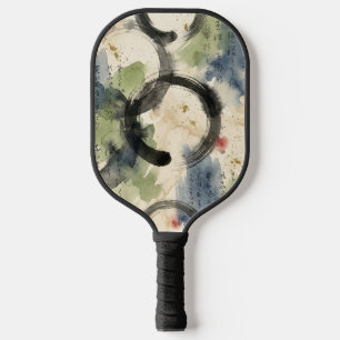 Vintage-Japanische Kalligrafiekunst (3) Pickleball Schläger