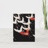 Vintage japanische Kimono-Designkarte Karte (Vorderseite)