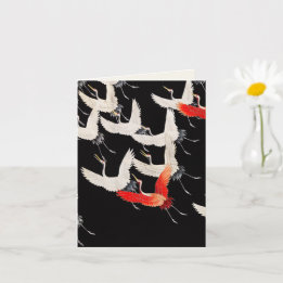 Vintage japanische Kimono-Designkarte Karte