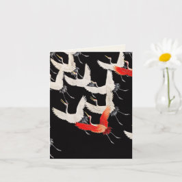 Vintage japanische Kimono-Designkarte Karte