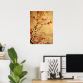 Vintage japanische Kirschblüte Poster (Heimbüro)