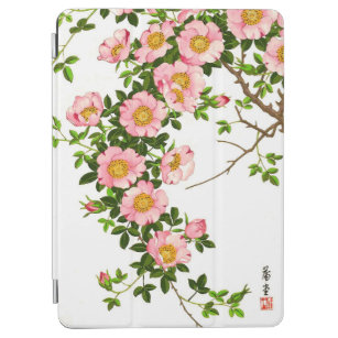Vintage japanische Kirschblüten, Rosa und Gold iPad Air Hülle