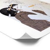 Vintage japanische Kunst der 1800er Jahre Poster (Ecke)