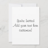 Vintage japanische Kunst Einladung (Rückseite)