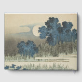 Vintage japanische Kunst Gästebuch (Rückseite)