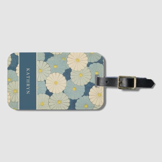 Vintage japanische Kunst Gepäckanhänger (Vorderseite (Horizontal))