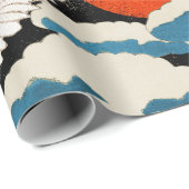 Vintage japanische Kunst  Geschenkpapier (Rolleneckpunkt)