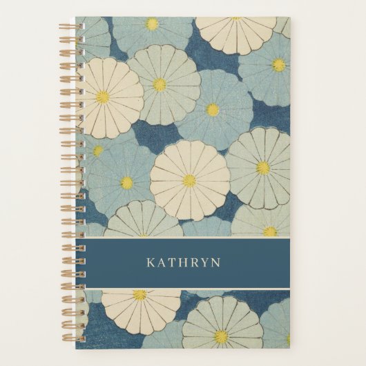 Vintage japanische Kunst Planer (Vorderseite)