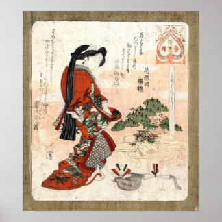 Vintage japanische Kunst Poster