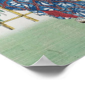 Vintage japanische Kunst Poster (Ecke)