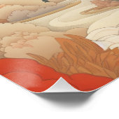 Vintage japanische Kunst Poster (Ecke)