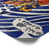 Vintage japanische Kunst Poster (Ecke)