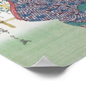 Vintage japanische Kunst Poster (Ecke)