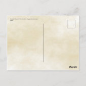 Vintage japanische Kunst Samurai Warrier in Battle Postkarte (Rückseite)