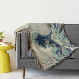 Vintage japanische Kunst, The Great Wave von Hokus Decke