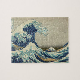 Vintage japanische Kunst, The Great Wave von Hokus Puzzle