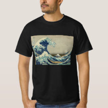 Vintage japanische Kunst, The Great Wave von Hokus
