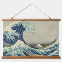 Vintage japanische Kunst, The Great Wave von Hokus