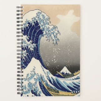 Vintage japanische Kunstlandschaft Planer