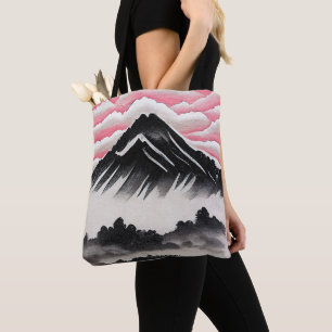Vintage japanische Kunstlandschaft Tasche