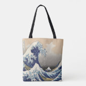 Vintage japanische Kunstlandschaft Tasche (Rückseite)