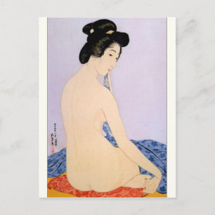 Vintage japanische Kunstpostkarte Postkarte