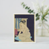 Vintage japanische Kunstpostkarte Postkarte (Stehend Vorderseite)