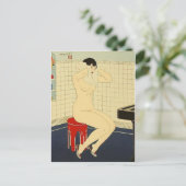 Vintage japanische Kunstpostkarte Postkarte (Stehend Vorderseite)