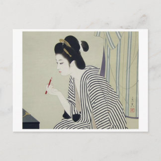Vintage japanische Kunstpostkarte Postkarte