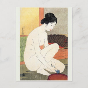 Vintage japanische Kunstpostkarte Postkarte