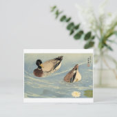 Vintage japanische Kunstpostkarte Postkarte (Stehend Vorderseite)