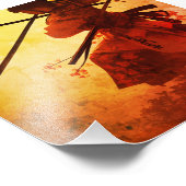 Vintage japanische Kunstwerke Fotodruck (Ecke)