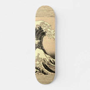 Vintage japanische Malerei auf Skateboard